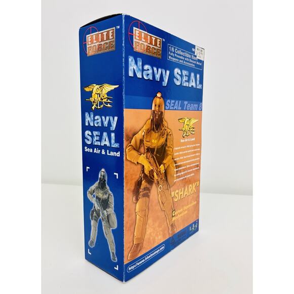 Bbi Elite Force 1:6 Navy Seal Team 8 "Shark" 12" Figure 34221 New - Picture 7 of 9